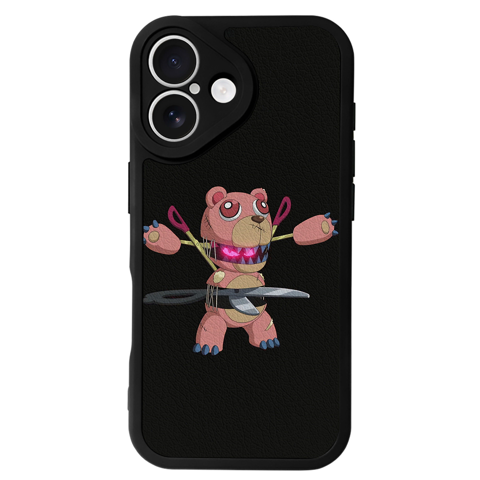 （画像用） 遊☆戯☆王 Yu-Gi-Oh! 【iPhone 16シリーズ対応】シリコンスマホケース（レザー調） 材質：シリコン